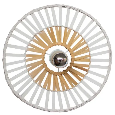 Plafoniera 19251 Zambelis Metal, Alb, E27, Grecia