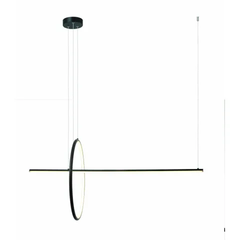 Suspensie 20128 Zambelis Aluminiu, Negru, LED, Grecia