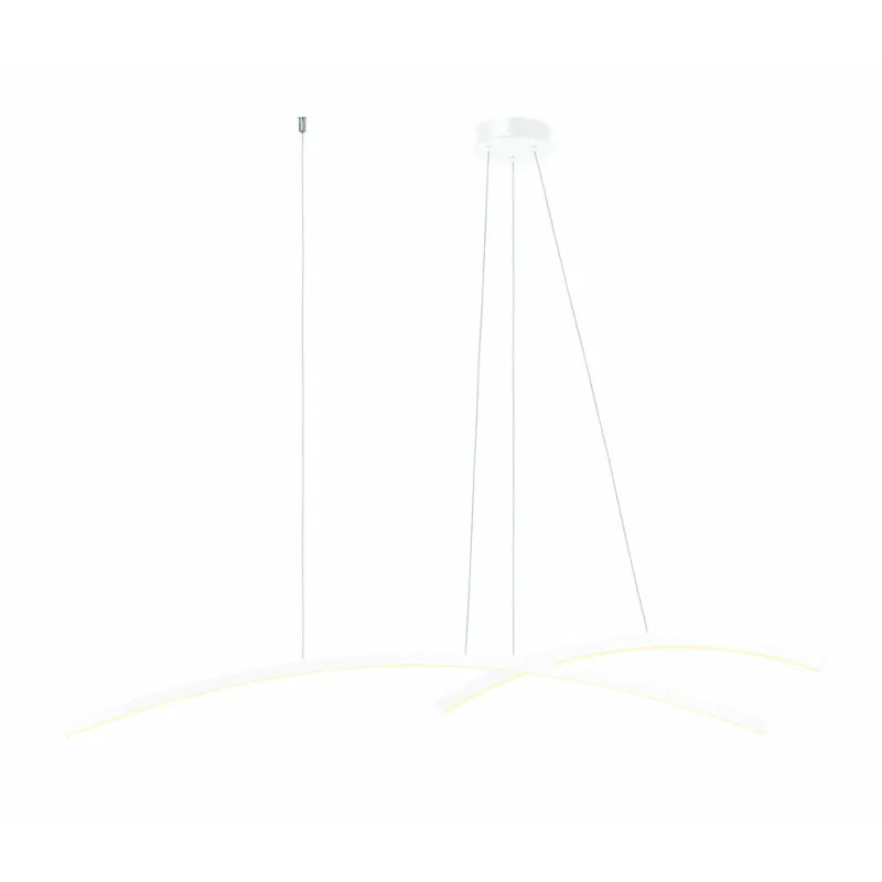 Suspensie 20129 Zambelis Aluminiu, Alb, LED, Grecia