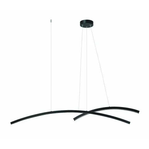 Suspensie 20130 Zambelis Aluminiu, Negru, LED, Grecia