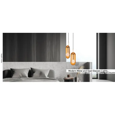 Pendul 22060 Zambelis Metal, Auriu, G9, Grecia