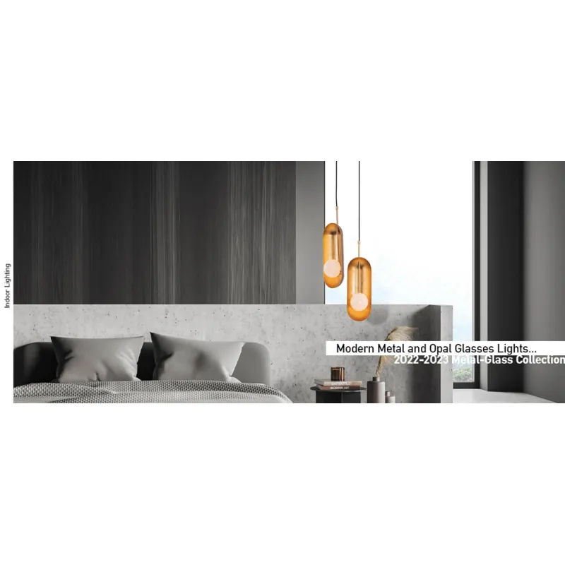 Pendul 22060 Zambelis Metal, Auriu, G9, Grecia