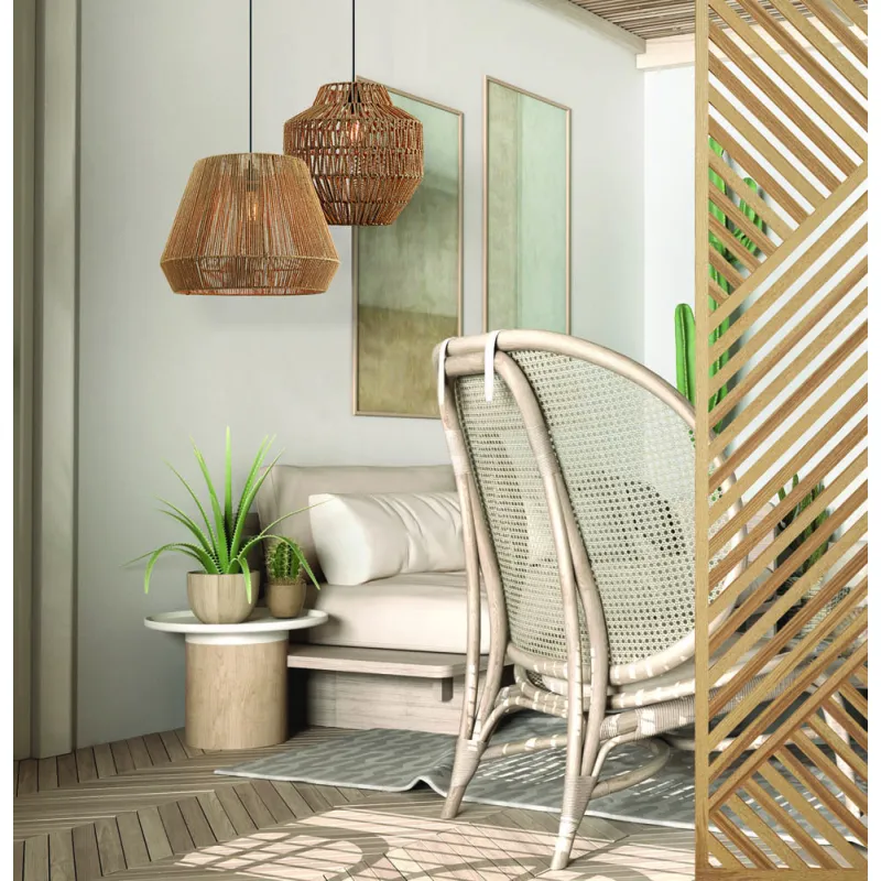 Pendul 20237 Zambelis Metal, Bej, E27, Grecia
