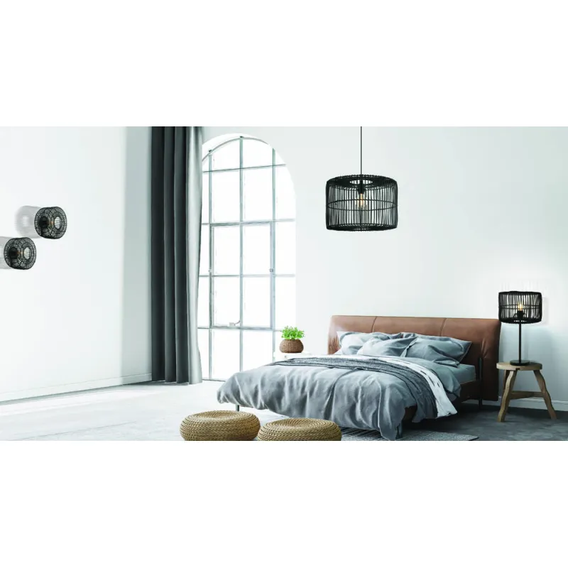 Pendul 20239 Zambelis Metal, Negru, E27, Grecia