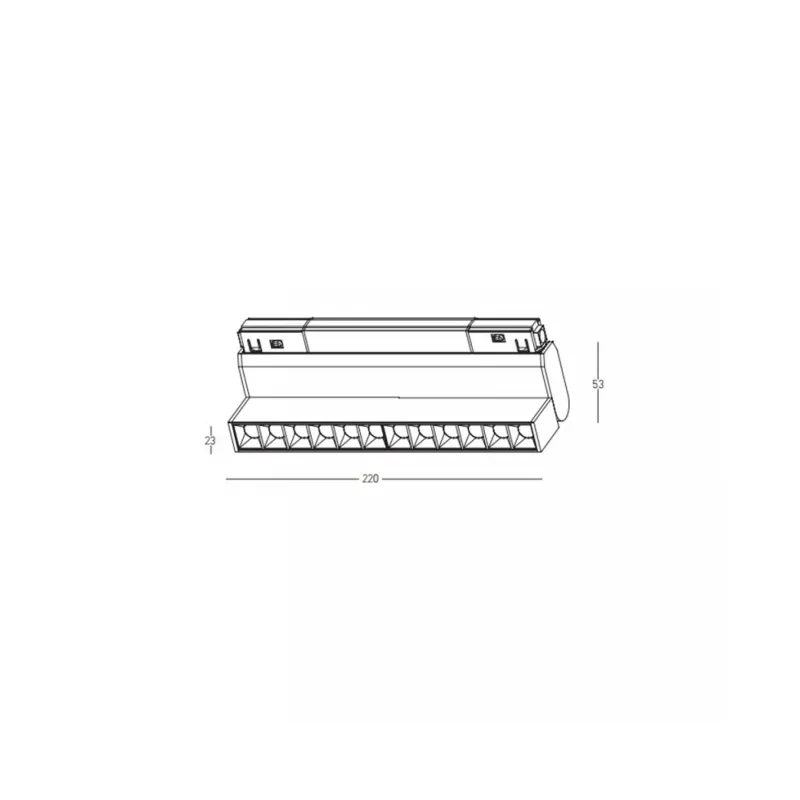 Downlight Șina Magnetică 20291-W Zambelis, Led