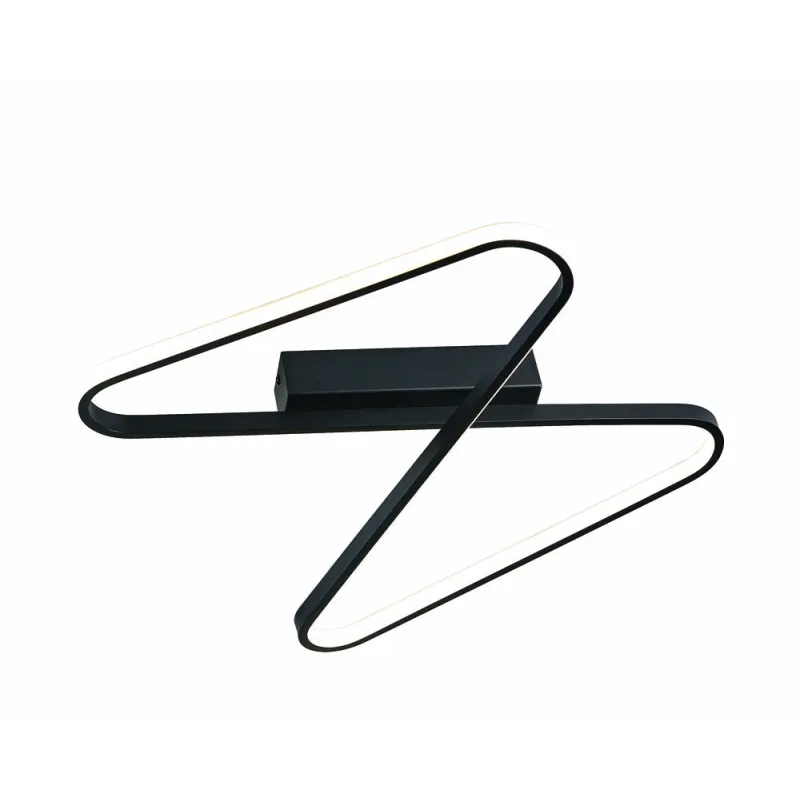 Plafoniera 2064 Zambelis Metal, Negru, LED, Grecia