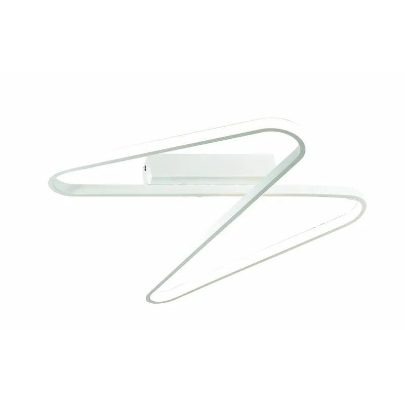 Plafoniera 2065 Zambelis Metal, Alb, LED, Grecia