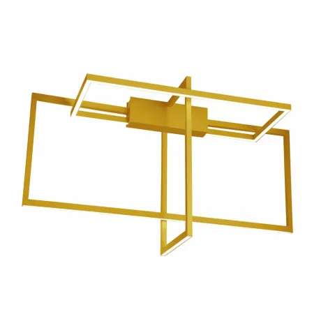 Lustra Plafon 2080 Zambelis Aluminiu, Auriu, LED, Grecia
