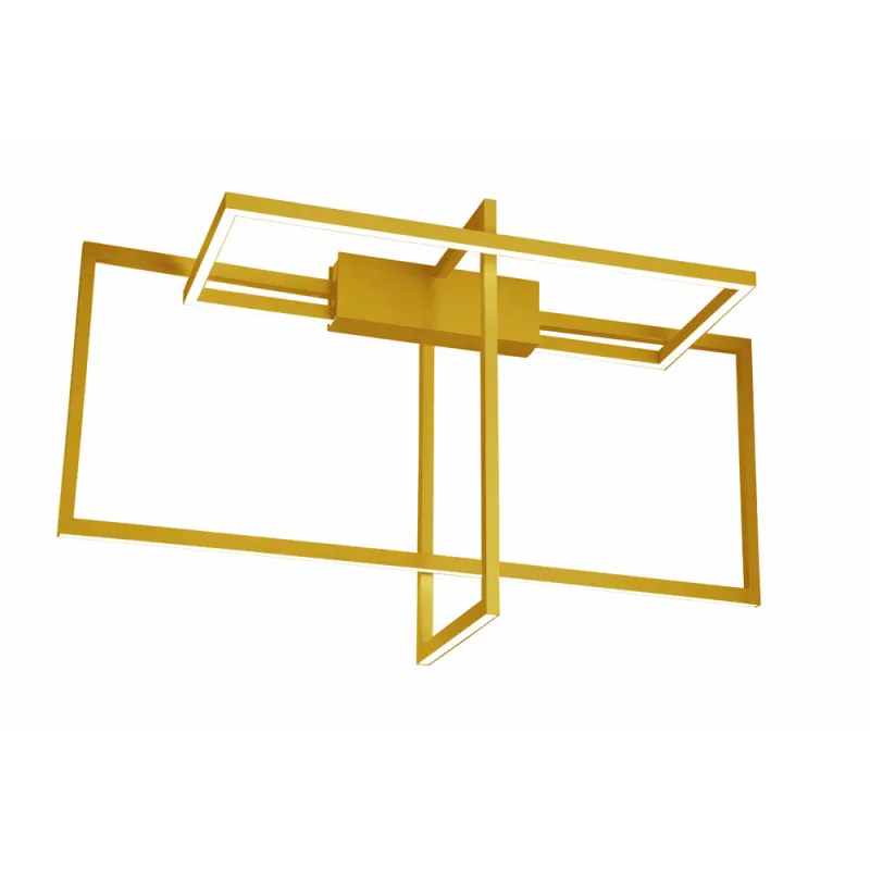 Lustra Plafon 2080 Zambelis Aluminiu, Auriu, LED, Grecia