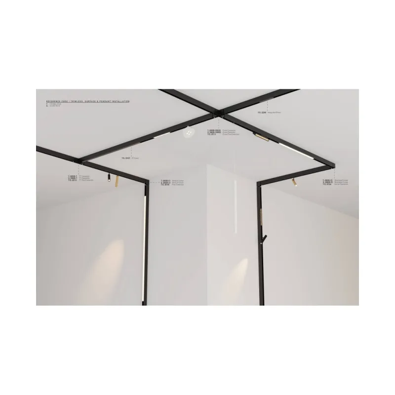 T Conector Aplicat Șina Magnetică 2083B-T Zambelis