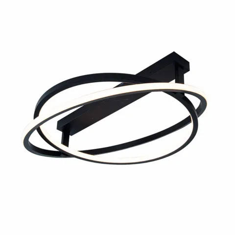 Lustra Plafon 22016 Zambelis Metal, Negru, LED, Grecia