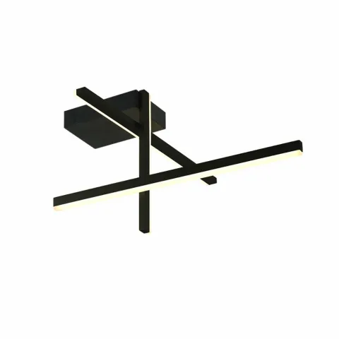 Lustra Plafon 22025 Zambelis Metal, Negru, LED, Grecia