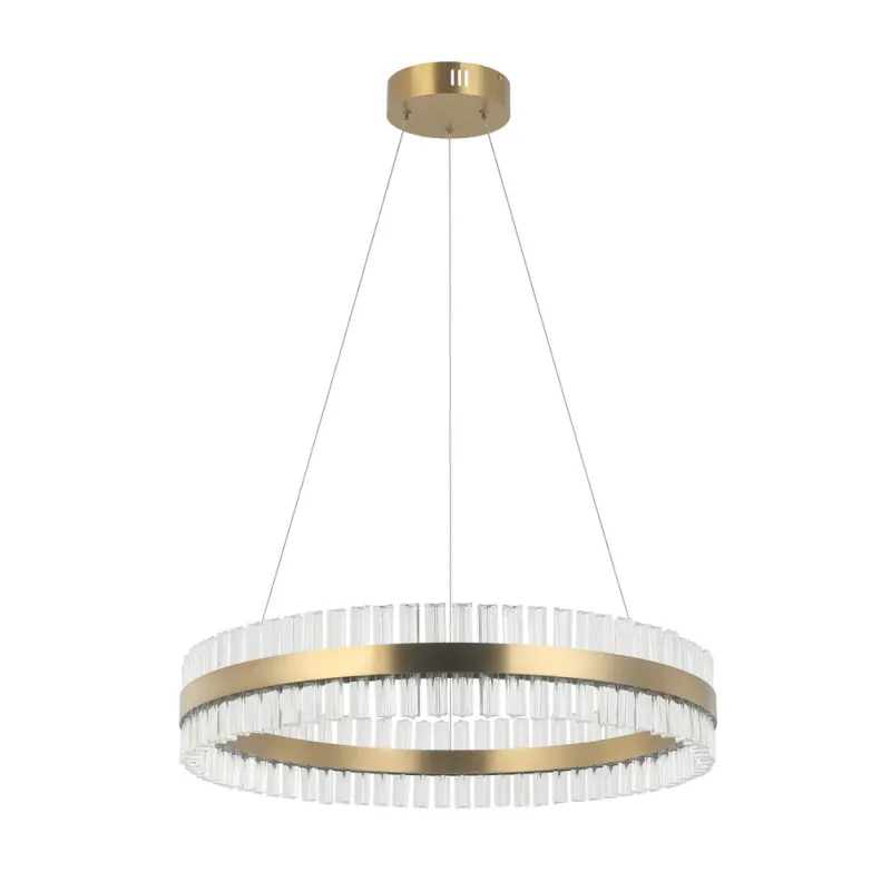 Suspensie 22039 Zambelis Otel, Auriu, LED, Grecia