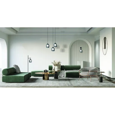 Pendul 22051 Zambelis Metal, Negru, G9, Grecia