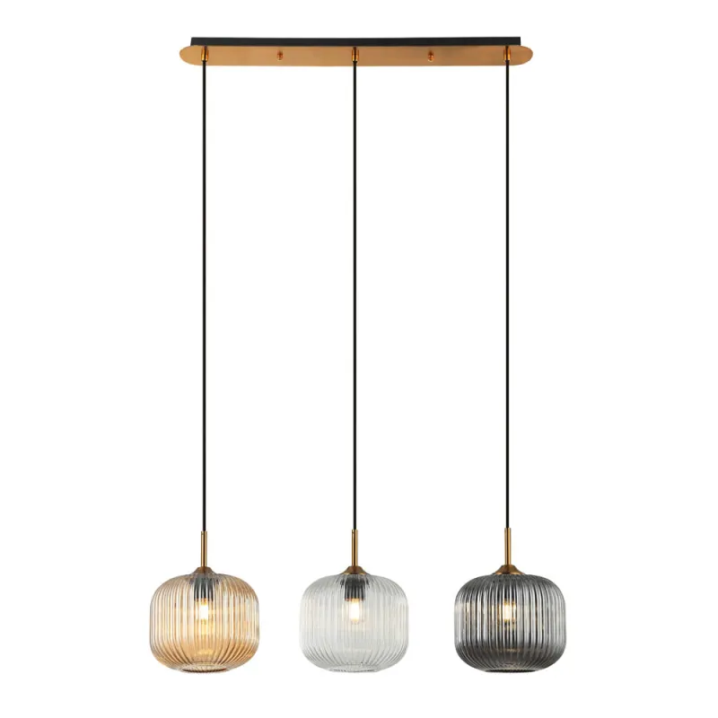 Suspensie 22074 Zambelis Metal, Auriu, E27, Grecia