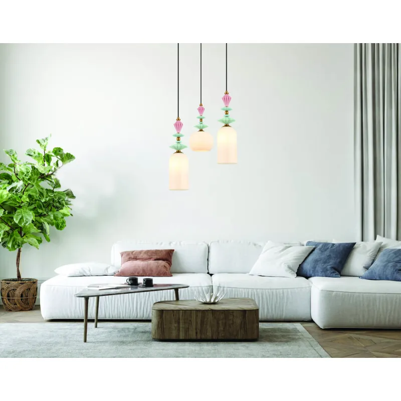 Pendul 22078 Zambelis Metal, Alama, E27, Grecia