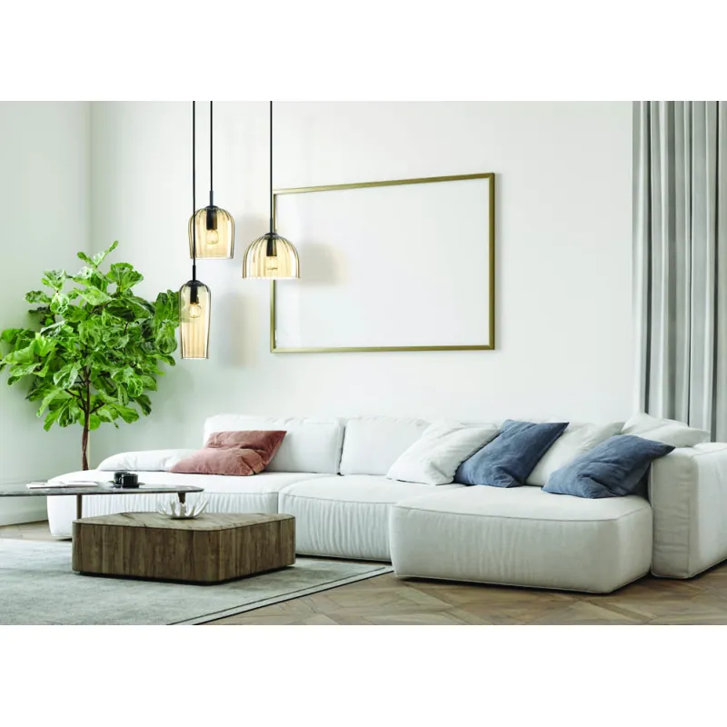 Pendul 22114 Zambelis Metal, Negru, E14, Grecia