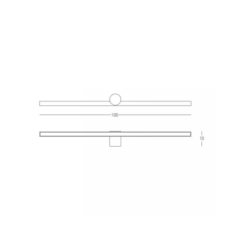 Aplica Baie 22126-W Zambelis, Minimalist, Led, Alb