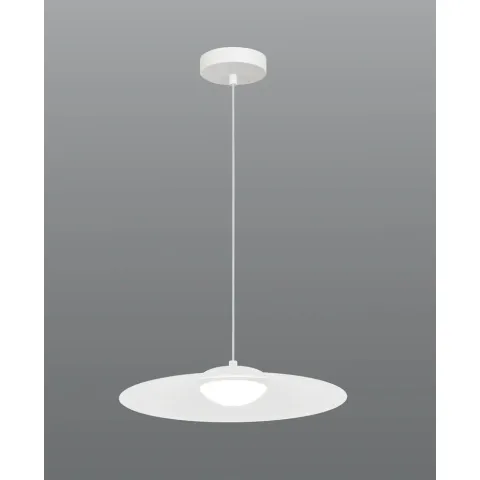 Pendul 22129 Zambelis Metal, Alb, LED, Grecia