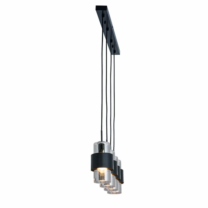 Suspensie 22142 Zambelis Metal, Negru, E27, Grecia