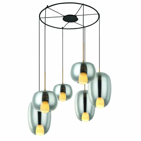 Suspensie 22147 Zambelis Metal, Negru, G9, Grecia