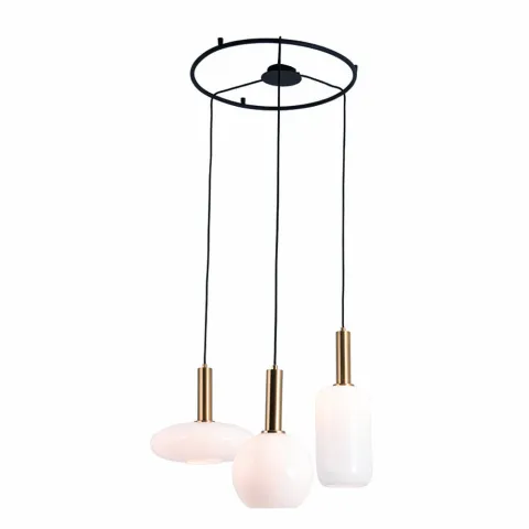 Suspensie 22150 Zambelis Metal, Negru, E27, Grecia