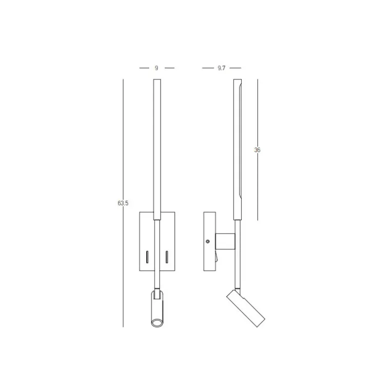 Aplica  23039 Zambelis LED, Negru, Grecia