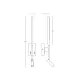 Aplica  23040 Zambelis LED, Alb, Grecia