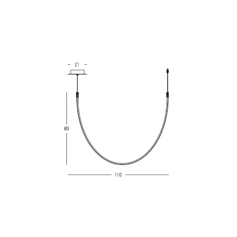 Suspensie  23052 Zambelis LED, Negru, Grecia