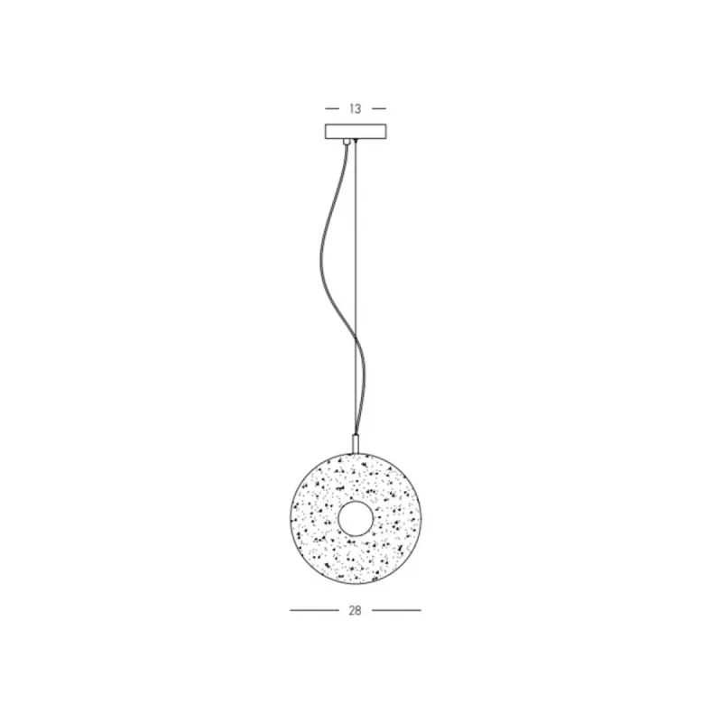 Pendul  23073 Zambelis LED, Negru, Grecia