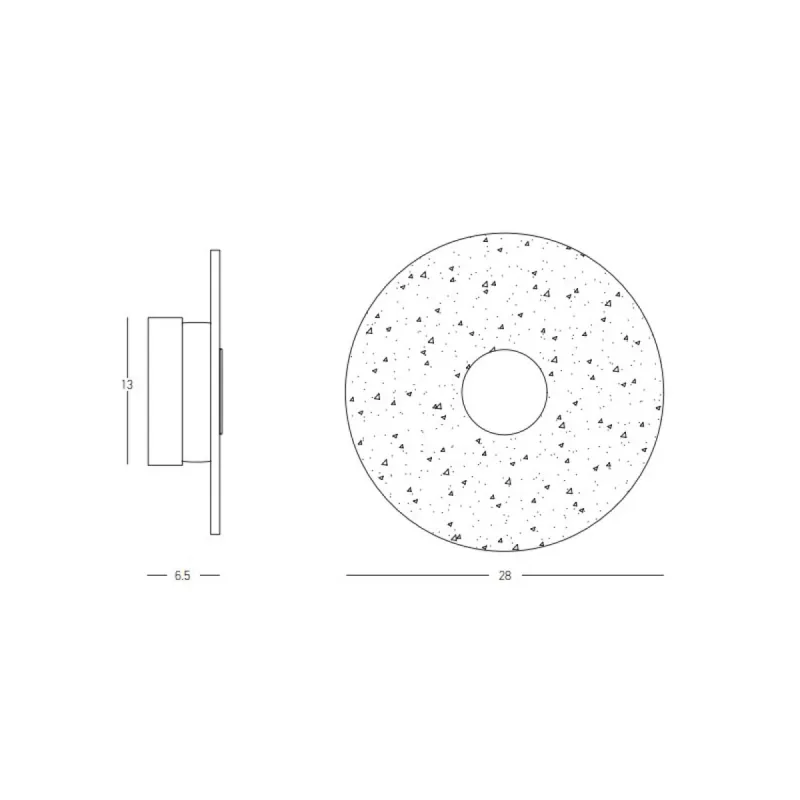 Aplica  23076 Zambelis LED, Negru, Grecia