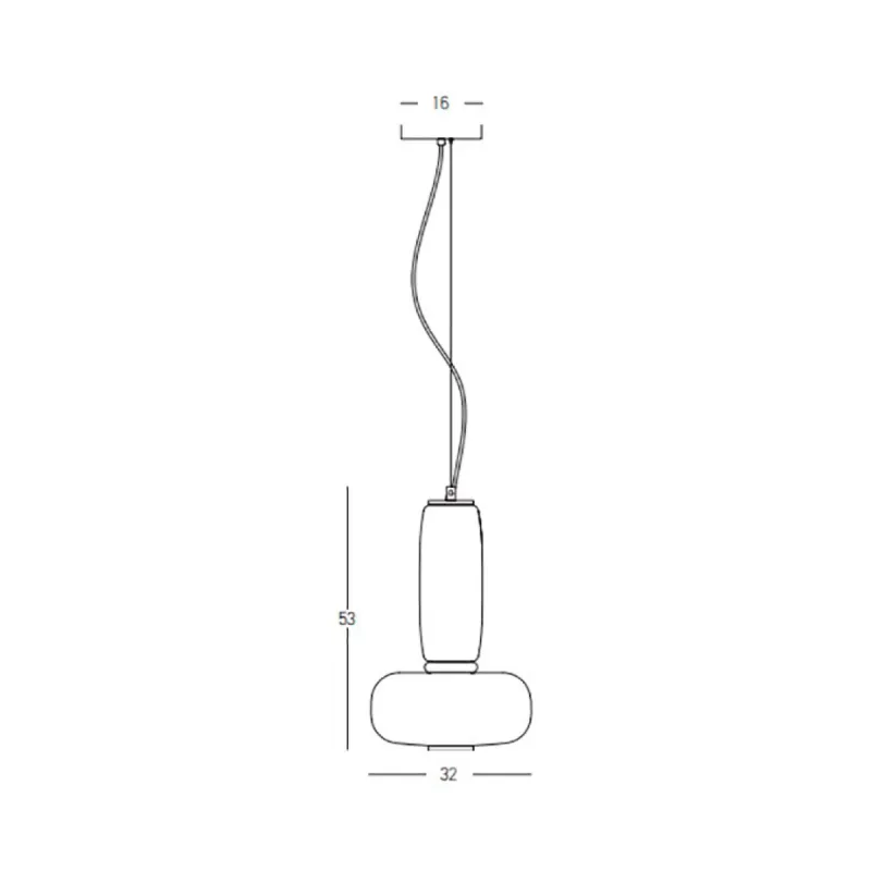 Pendul  23084 Zambelis LED, Fumuriu, Grecia