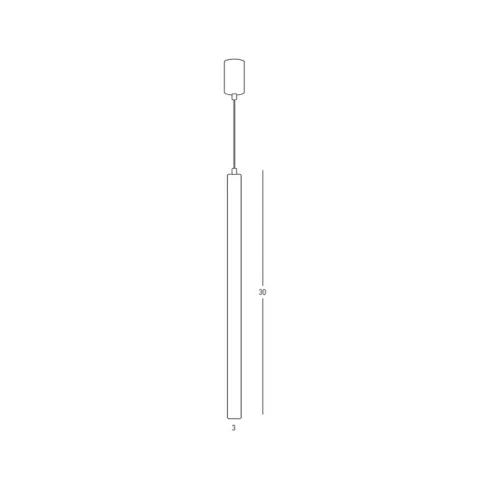 Pendul  23186 Zambelis LED, Negru, Grecia