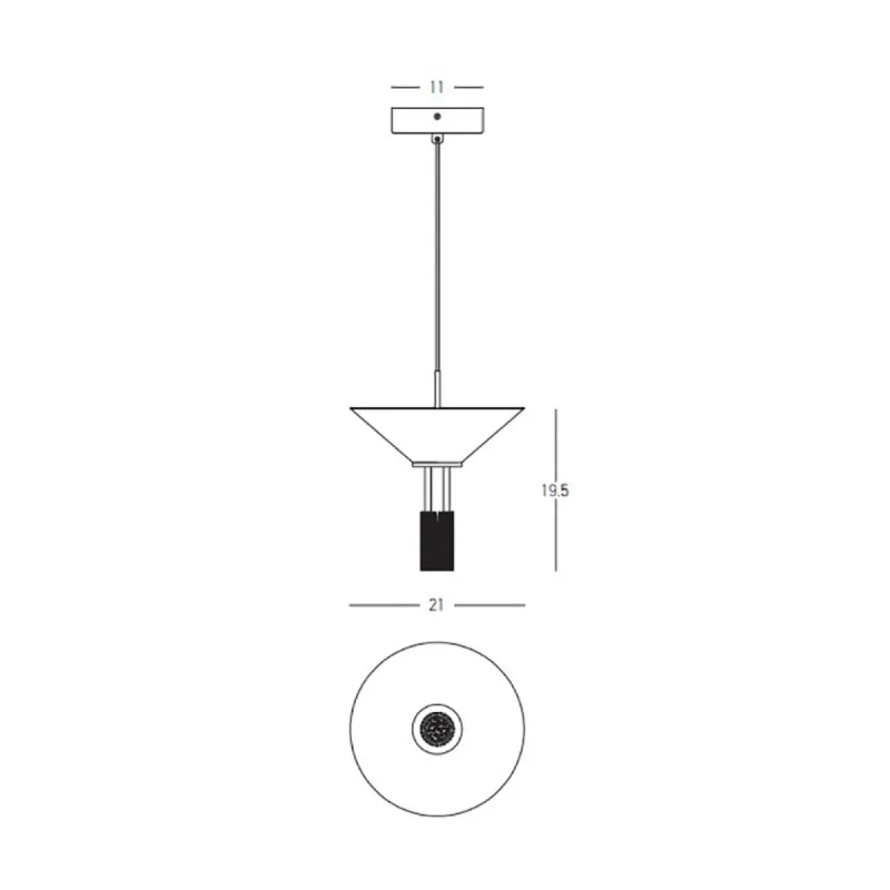 Pendul  23198 Zambelis LED, Negru, Grecia