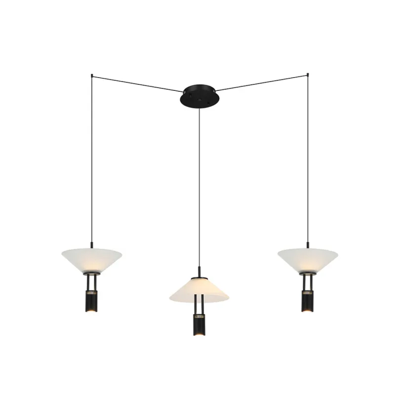 Suspensie  23200 Zambelis LED, Negru, Grecia