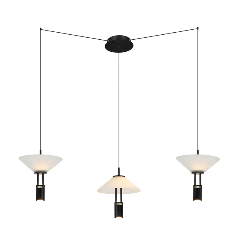Suspensie  23200 Zambelis LED, Negru, Grecia