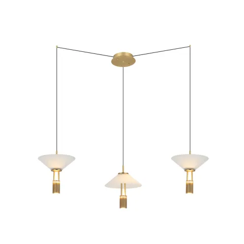 Suspensie  23201 Zambelis LED, Auriu, Grecia