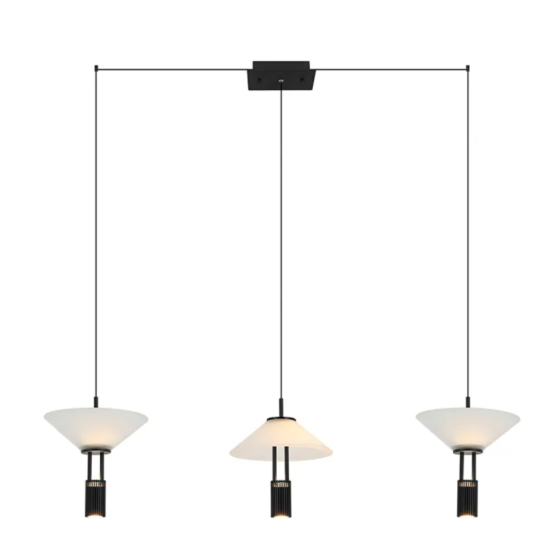 Suspensie  23202 Zambelis LED, Negru, Grecia