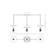 Suspensie  23203 Zambelis LED, Auriu, Grecia