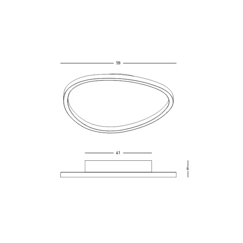 Plafoniera  23209 Zambelis LED, Alb, Grecia