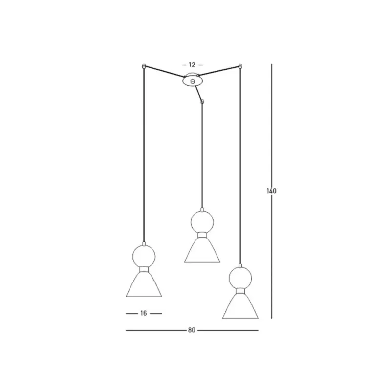 Suspensie  23250 Zambelis E14, Verde, Grecia