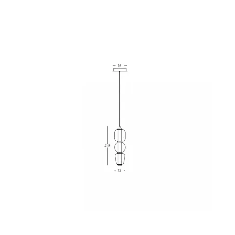 Lustra 23269 Zambelis, Modern, Led, Negru