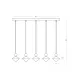 Lustra 25103 Zambelis, Minimalist, Led, Alamă