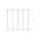 Lustra 25103 Zambelis, Minimalist, Led, Alamă