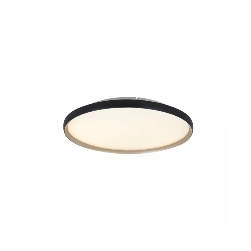 Plafoniera 25186 Zambelis, Minimalist, Led, Negru