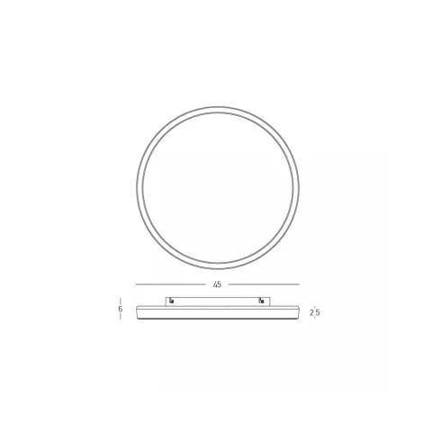 Plafoniera 25197 Zambelis, Minimalist, Led, Negru