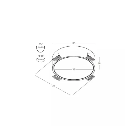 Plafoniera 25211 Zambelis, Minimalist, Led, Alb