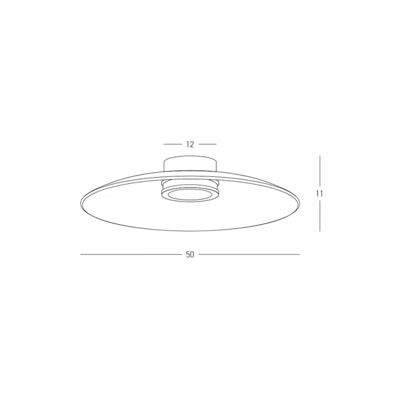 Plafoniera 25269 Zambelis, Modern, Led, Negru