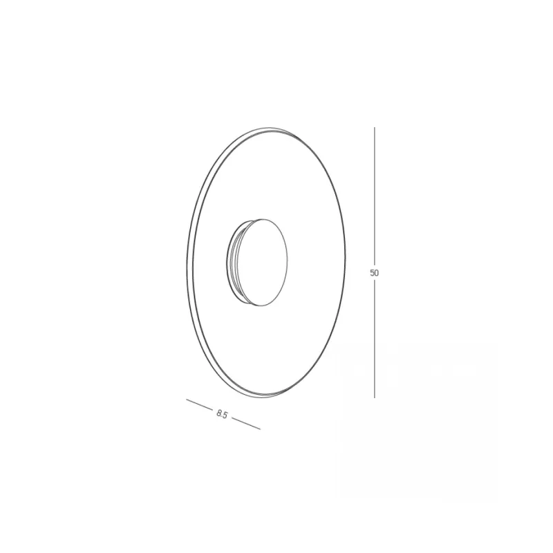 Aplica Dormitor 25273 Zambelis, Minimalist, Led, Negru