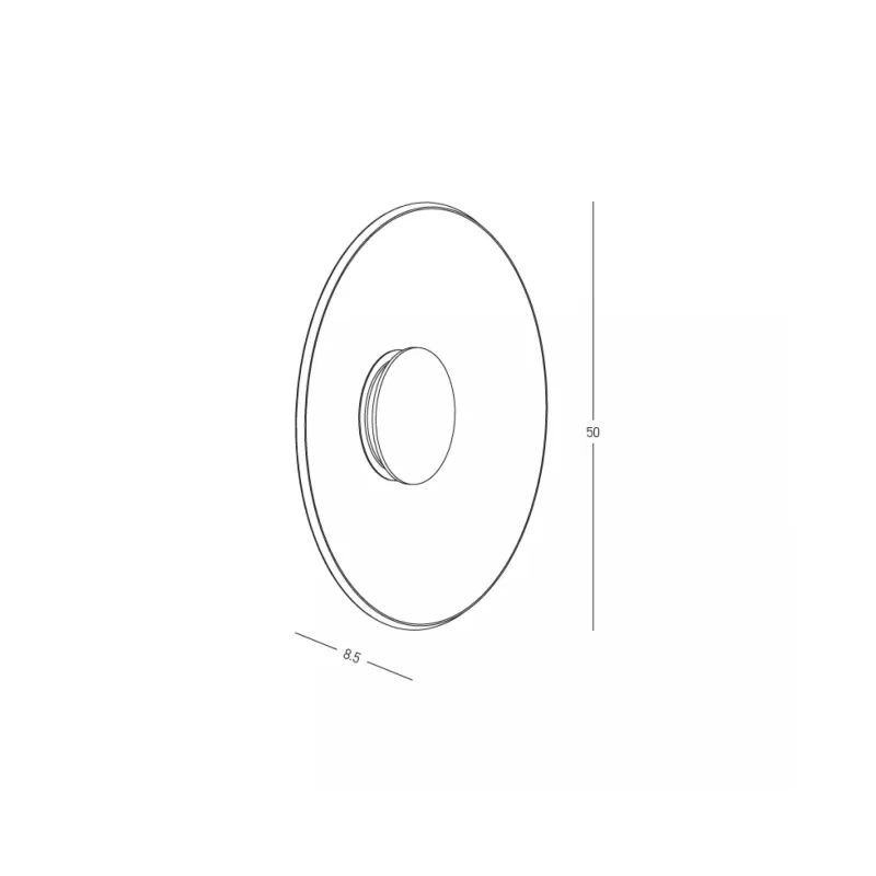 Aplica Dormitor 25273 Zambelis, Minimalist, Led, Negru